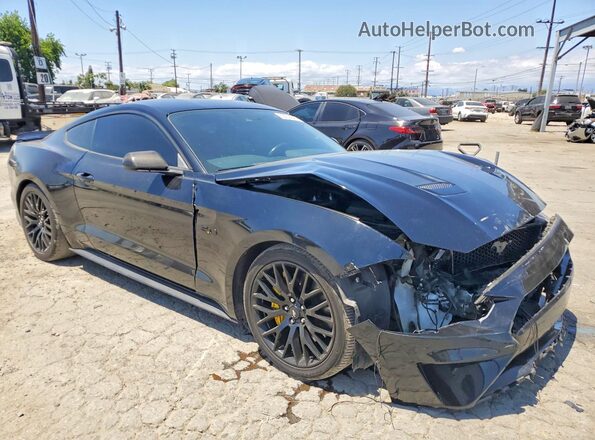 1FA6P8CF7K5169108 2019 FORD MUSTANG Black Przód prawy