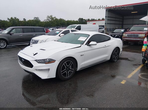 1FA6P8CF7K5191349 2019 FORD MUSTANG White Front left