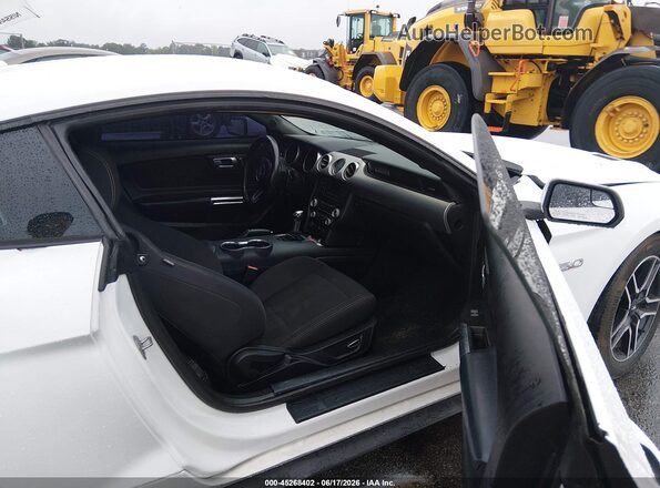 1FA6P8CF7K5191349 2019 FORD MUSTANG White Front interior view