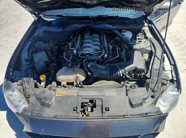 1FA6P8CF7K5196485 2019 FORD MUSTANG Gray Вид задньої частини салону