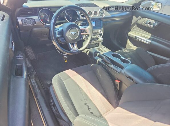 1FA6P8CF7K5196485 2019 FORD MUSTANG Gray Вид панелі приладів