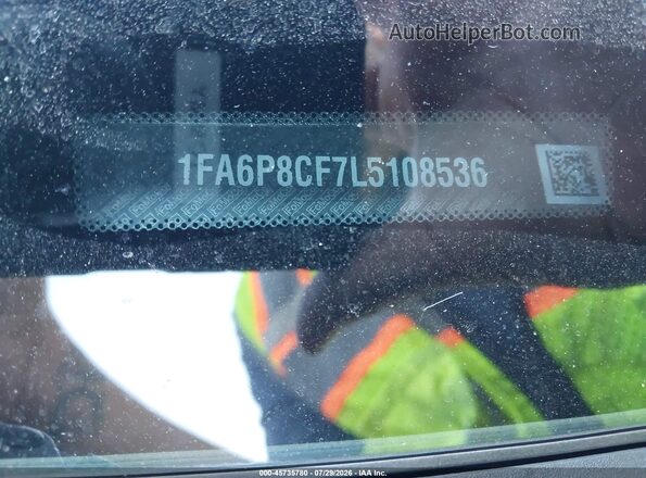 1FA6P8CF7L5108536 2020 FORD MUSTANG Синий Вид подкапотного пространства