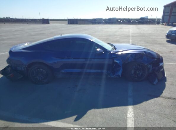 1FA6P8CF7L5108536 2020 FORD MUSTANG Синий Вид задней части салона