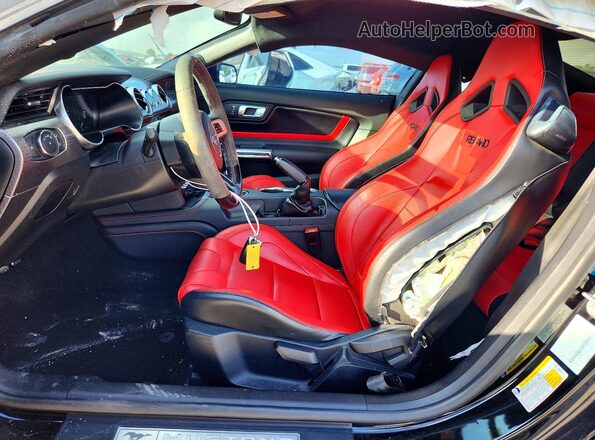 1FA6P8CF7L5111484 2020 FORD MUSTANG Black Front interior view