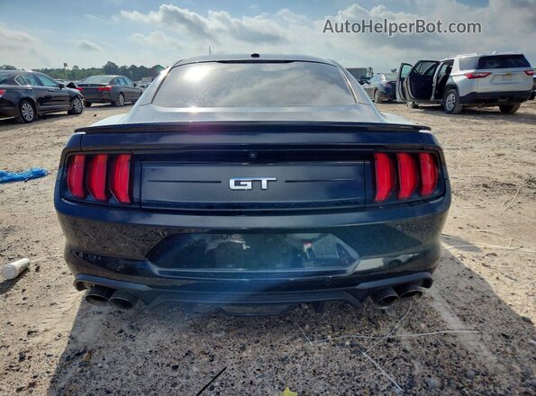 1FA6P8CF7L5111484 2020 FORD MUSTANG Black Rear view