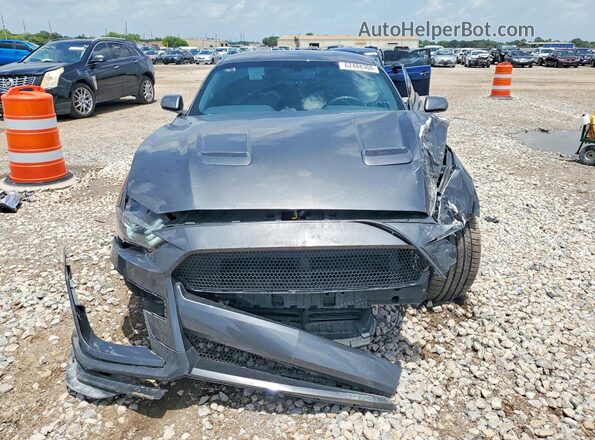 1FA6P8CF7L5124378 2020 FORD MUSTANG Gray Вид спереду
