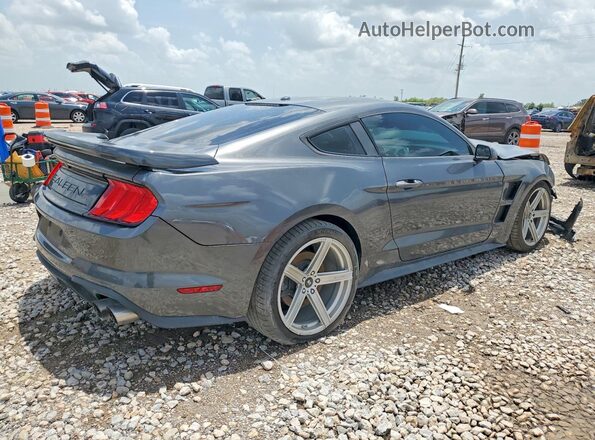1FA6P8CF7L5124378 2020 FORD MUSTANG Gray Задня права чверть