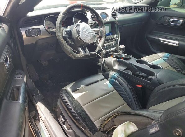 1FA6P8CF7L5124378 2020 FORD MUSTANG Gray Вид панелі приладів