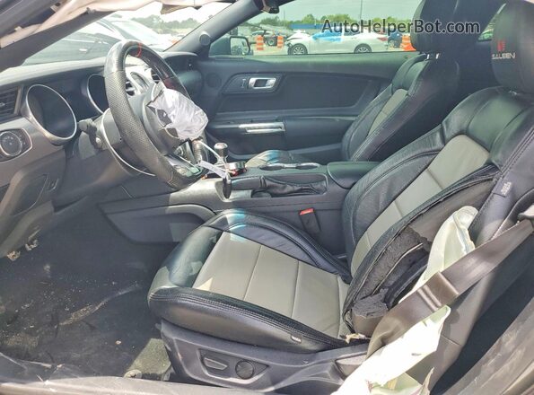 1FA6P8CF7L5124378 2020 FORD MUSTANG Gray Вид салону спереду