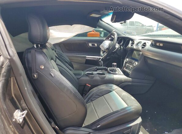 1FA6P8CF7L5124378 2020 FORD MUSTANG Gray Вид задніх сидінь