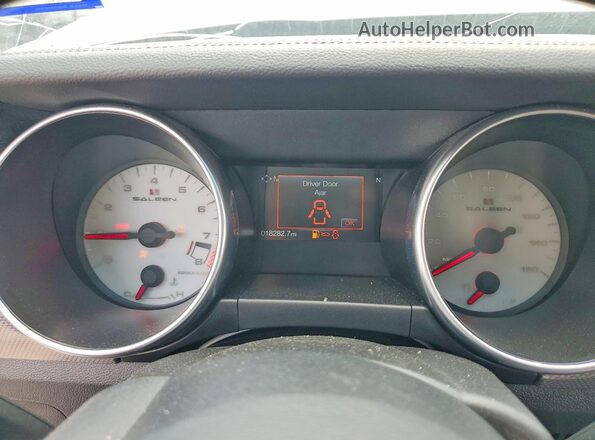 1FA6P8CF7L5124378 2020 FORD MUSTANG Gray Вид щитка приладів