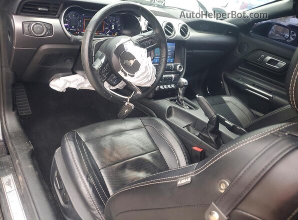 1FA6P8CF7L5181535 2020 FORD MUSTANG Black Առջևի վահանակի տեսք