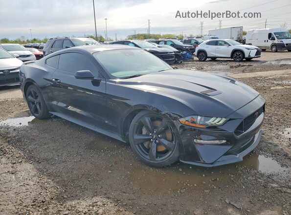 1FA6P8CF7N5145279 2022 FORD MUSTANG Black Առջևի աջ
