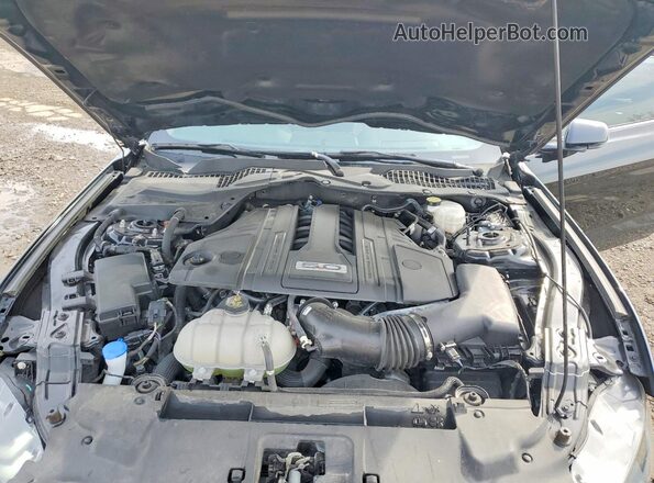 1FA6P8CF7N5145279 2022 FORD MUSTANG Black Սալոնի հետևի տեսք