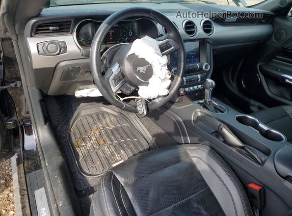 1FA6P8CF7N5145279 2022 FORD MUSTANG Black Առջևի վահանակի տեսք