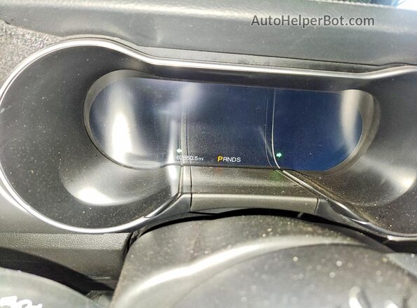 1FA6P8CF7P5303929 2023 FORD MUSTANG Blue Вид щитка приладів