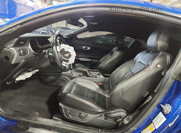 1FA6P8CF7P5303929 2023 FORD MUSTANG Blue Вид салону спереду