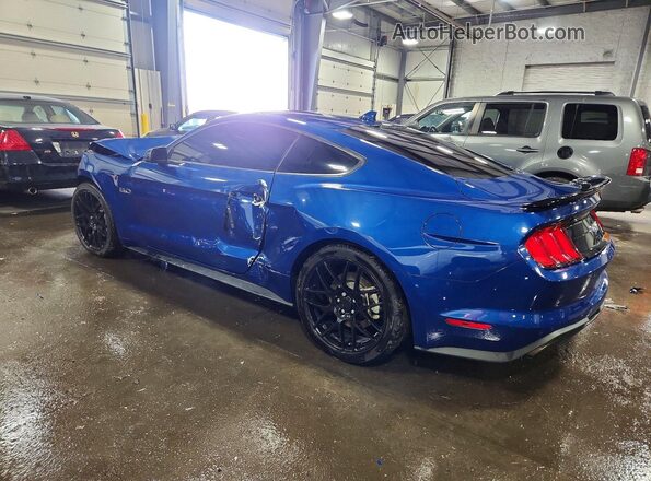 1FA6P8CF7P5303929 2023 FORD MUSTANG Blue Задня ліва чверть