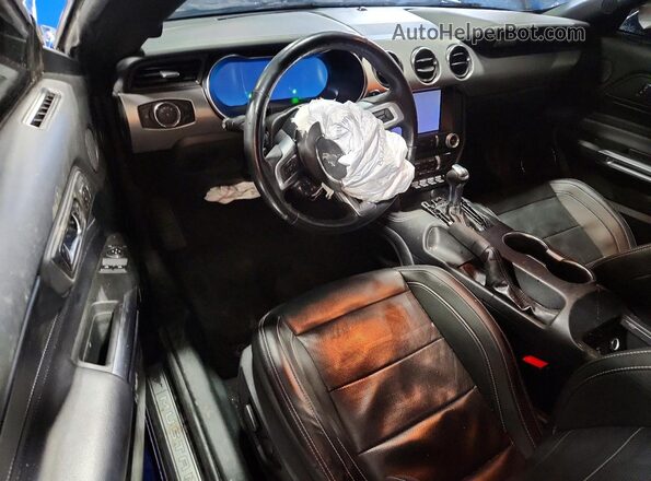 1FA6P8CF7P5303929 2023 FORD MUSTANG Blue Вид панелі приладів