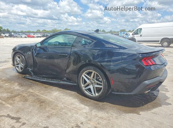 1FA6P8CF7R5404195 2024 FORD MUSTANG Черный Задняя левая четверть
