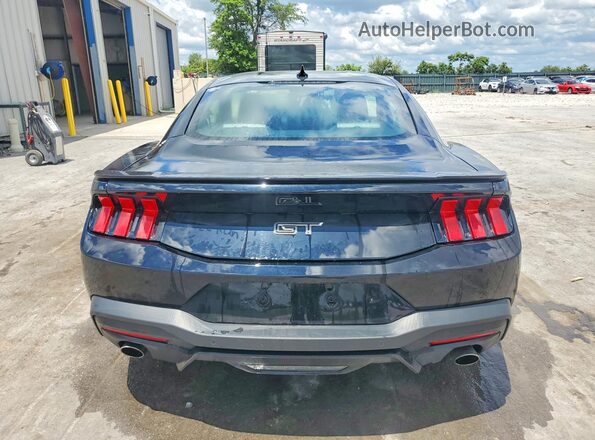 1FA6P8CF7R5404195 2024 FORD MUSTANG Черный Вид сзади