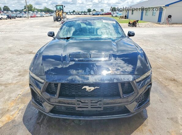 1FA6P8CF7R5404195 2024 FORD MUSTANG Черный Вид спереди