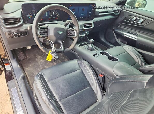1FA6P8CF7R5404536 2024 FORD MUSTANG Black Dashboard view