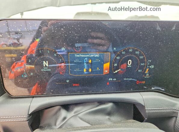 1FA6P8CF7R5404536 2024 FORD MUSTANG Black Instrument cluster view