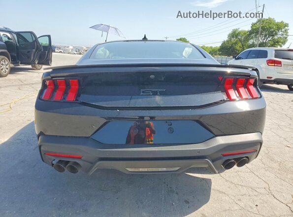 1FA6P8CF7S5402761 2025 FORD MUSTANG Черный Вид сзади