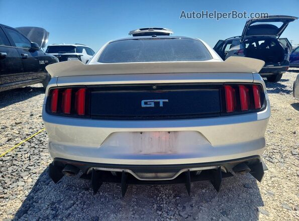 1FA6P8CF8G5279026 2016 FORD MUSTANG Silver უკანა ხედი