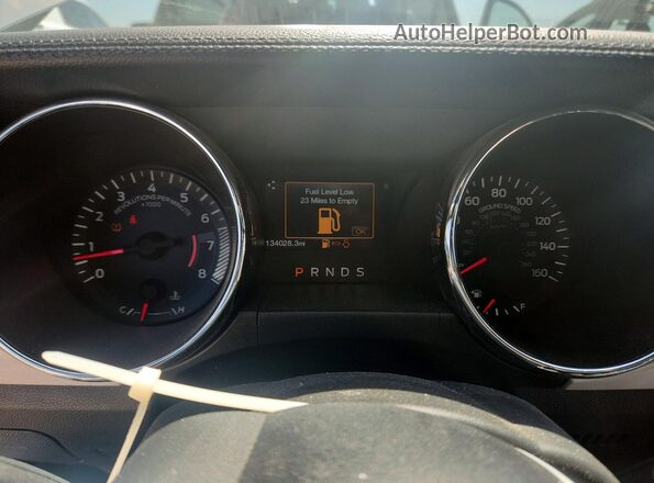1FA6P8CF8G5279026 2016 FORD MUSTANG Silver ხელსაწყოთა პანელის ხედი