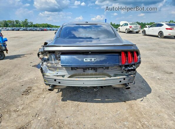 1FA6P8CF8G5316866 2016 FORD MUSTANG Gray Widok z tyłu