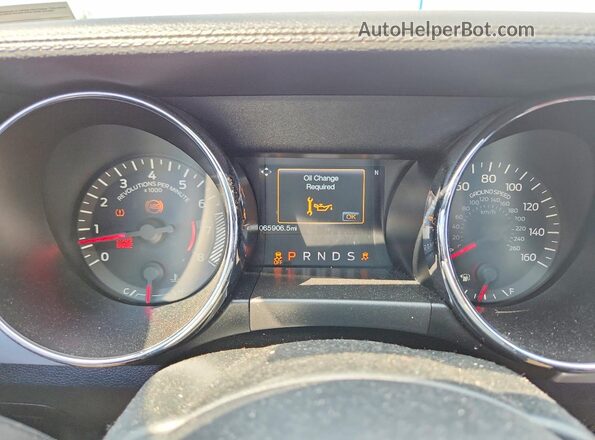 1FA6P8CF8G5316866 2016 FORD MUSTANG Gray Widok zestawu wskaźników