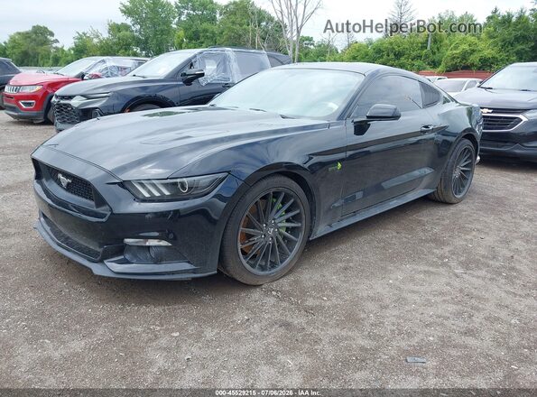 1FA6P8CF8H5346600 2017 FORD MUSTANG Black Front left
