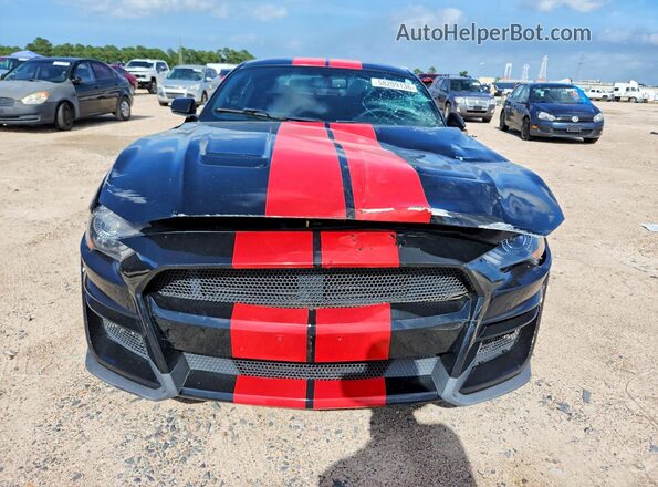 1FA6P8CF8K5134562 2019 FORD MUSTANG Black Widok z przodu