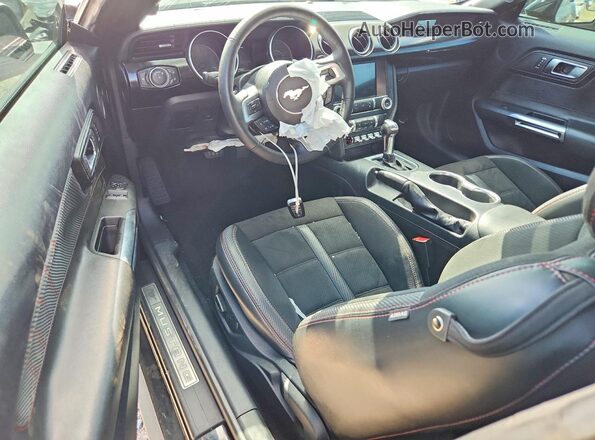 1FA6P8CF8K5134562 2019 FORD MUSTANG Black Widok deski rozdzielczej