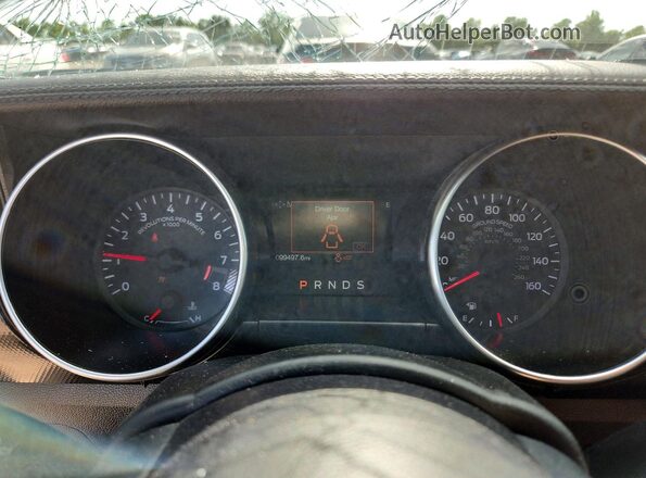 1FA6P8CF8K5134562 2019 FORD MUSTANG Black Widok zestawu wskaźników