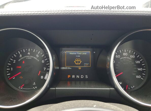 1FA6P8CF8K5157579 2019 FORD MUSTANG Черный Вид щитка приборов
