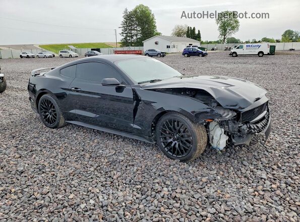 1FA6P8CF8K5157579 2019 FORD MUSTANG Черный Передняя правая четверть