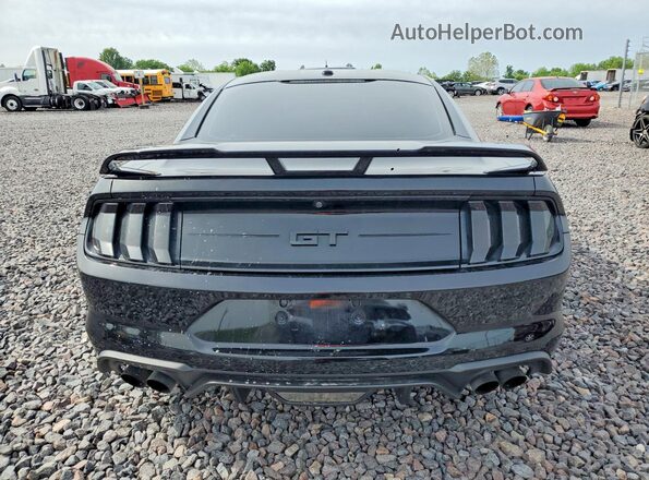 1FA6P8CF8K5157579 2019 FORD MUSTANG Черный Вид сзади