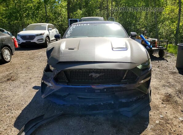 1FA6P8CF8K5162605 2019 FORD MUSTANG Blue Vista frontal