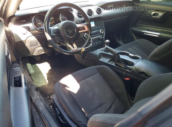 1FA6P8CF8K5162605 2019 FORD MUSTANG Blue Vista del salpicadero