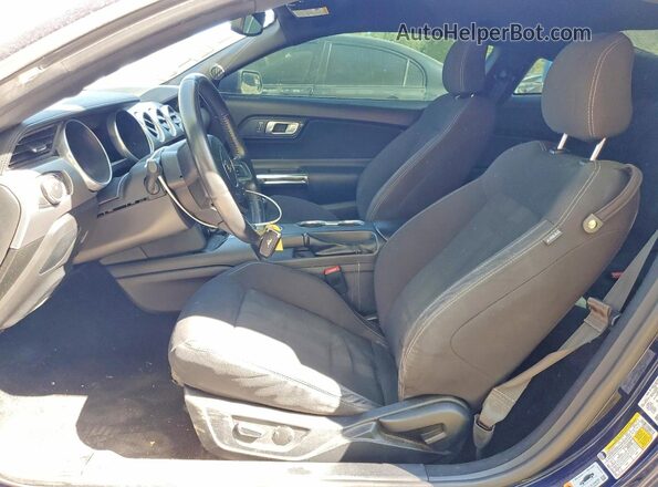 1FA6P8CF8K5162605 2019 FORD MUSTANG Blue Vista interior delantera