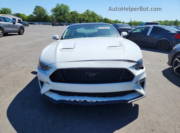 1FA6P8CF8K5167710 2019 FORD MUSTANG White წინა ხედი