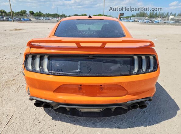 1FA6P8CF8L5161360 2020 FORD MUSTANG Orange Rear view