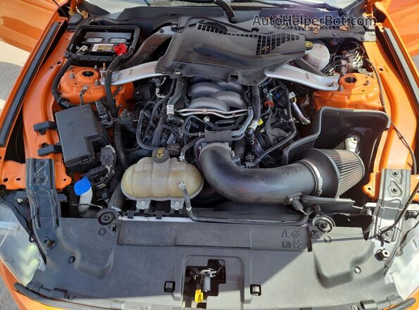 1FA6P8CF8L5161360 2020 FORD MUSTANG Orange Rear interior view