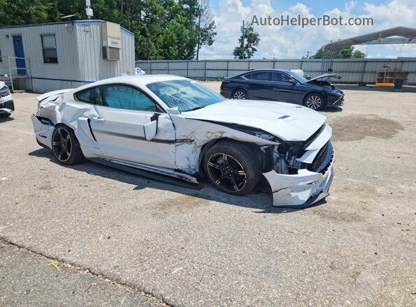 1FA6P8CF8M5133754 2021 FORD MUSTANG Белый Передняя правая четверть