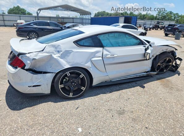 1FA6P8CF8M5133754 2021 FORD MUSTANG Белый Задняя правая четверть