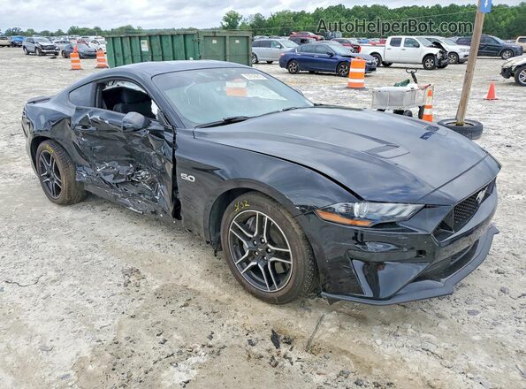 1FA6P8CF8M5147699 2021 FORD MUSTANG Black წინა მარჯვენა