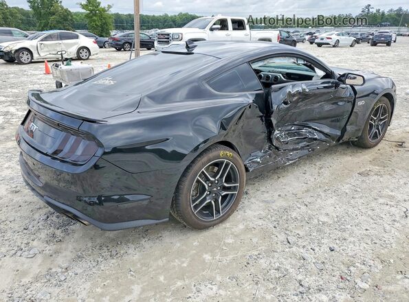 1FA6P8CF8M5147699 2021 FORD MUSTANG Black უკანა მარჯვენა